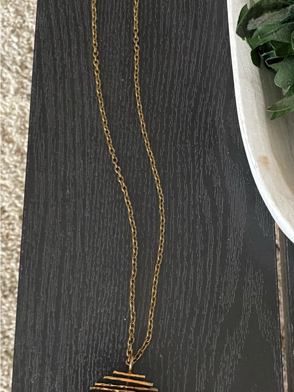 Bronze Brutalist Pendant and Necklace- “Very Rare” Make an offer! - Picture 4 of 4